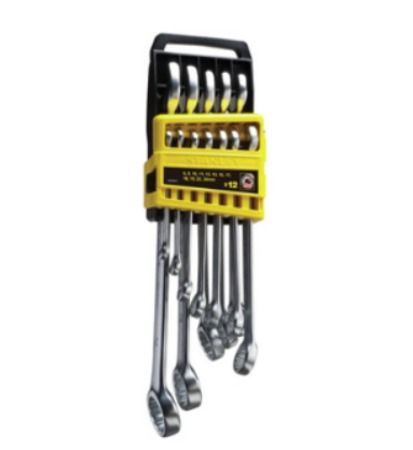 Stanley 8PC CWB Black PouchSet  - Metric (8,10,11,12,13,14,17,19)
