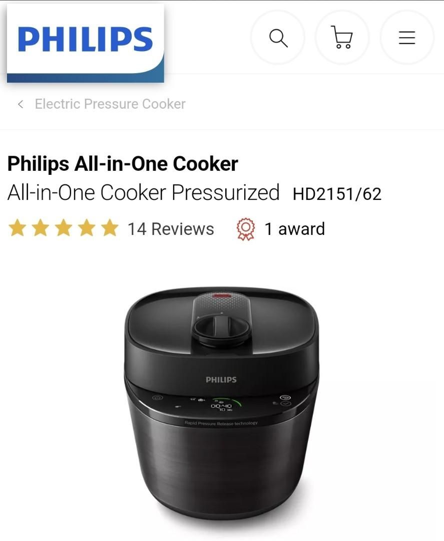 Philips *Philips All-in-One Cooker Pressurized HD2151/62