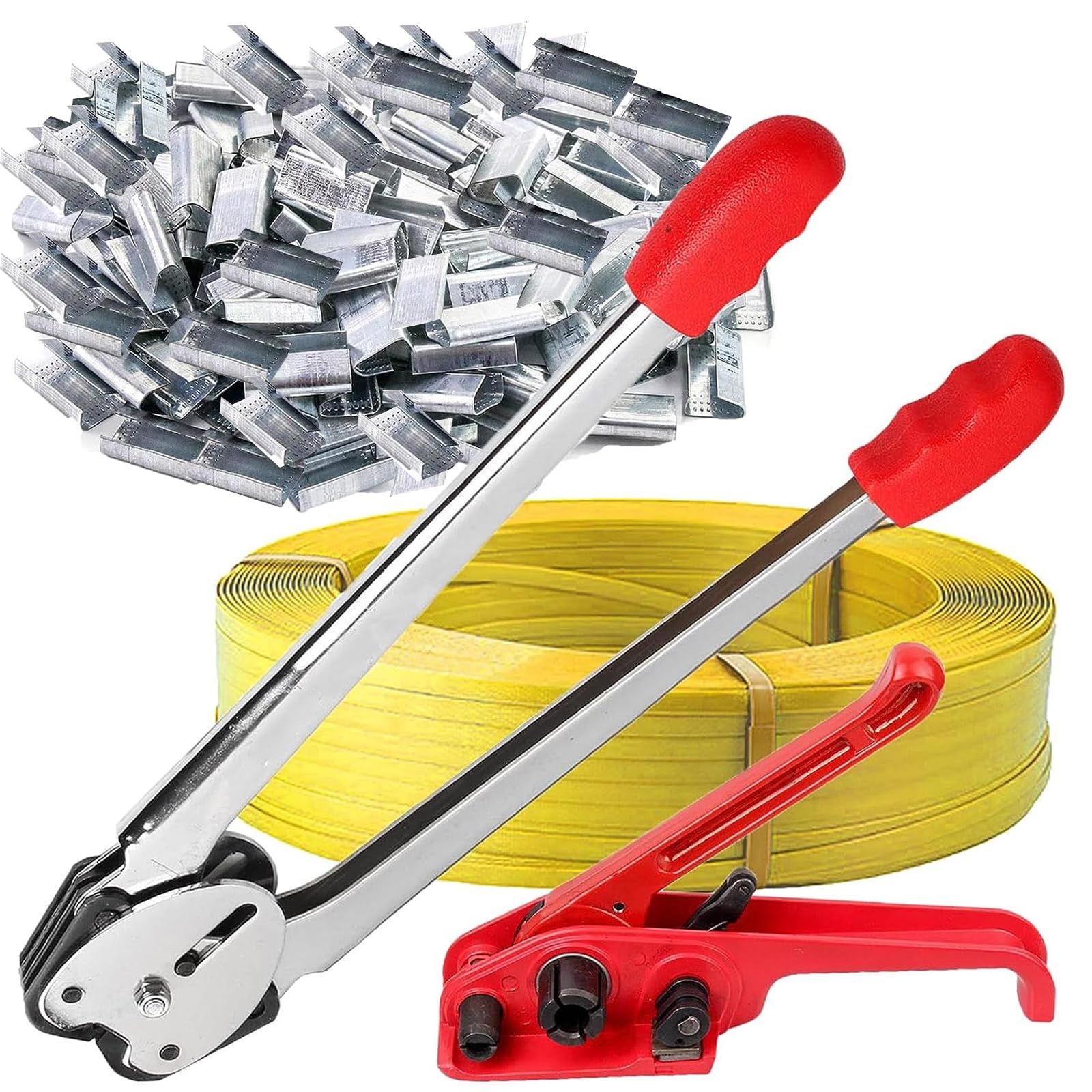 Strap Tensioner & Sealer For PP Plastic Strap Manual Strapping Sealing Packing Tool (Start Up Set)