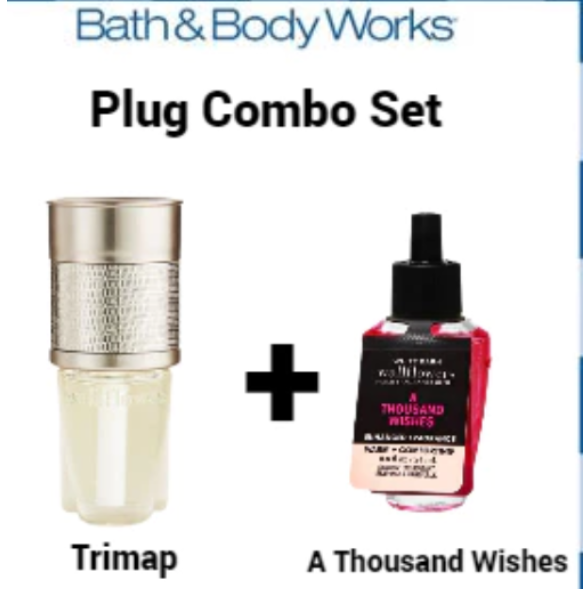 Bath & Body Works Wallflowers Fragrance Plug + Fragrance Refill Combo Set