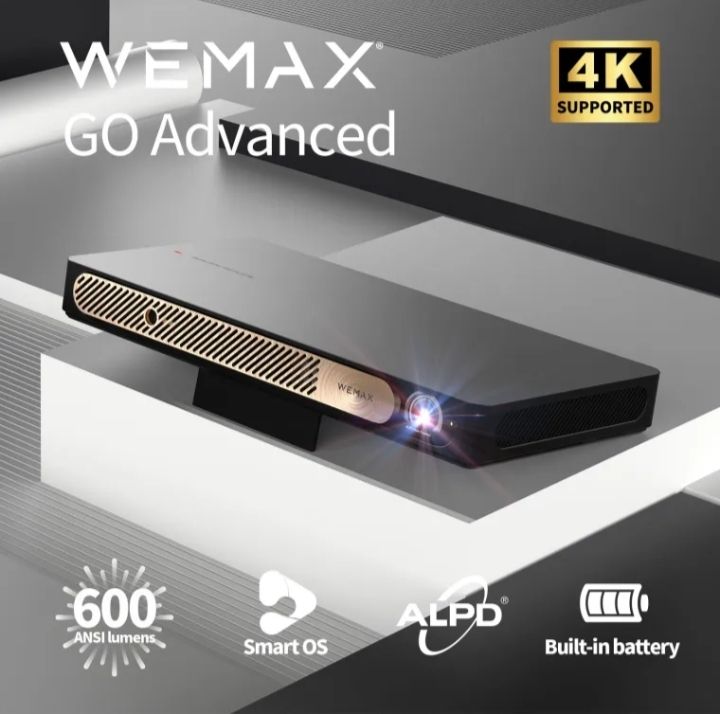 Wemax Go Advanced Smart ALPD @ Laser Projector 1080p Ultra Portable ANSI smart os wifi Ocha Wemax Go Advanced Smart ALPD @ Laser Projector 1080p Ultra Portable ANSI smart os wifi