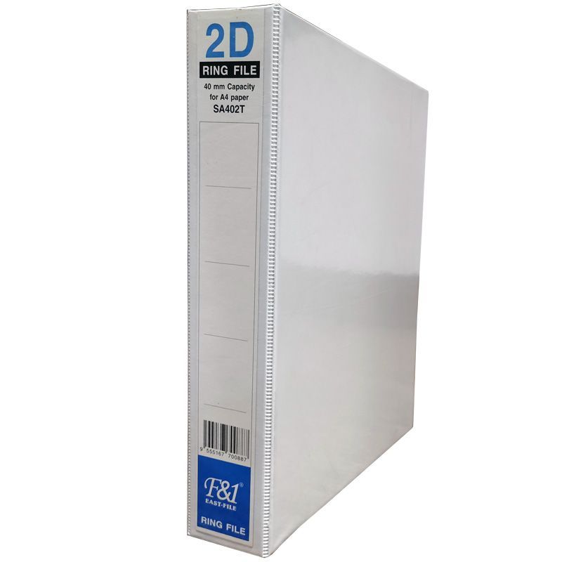 EAST FILE PVC 2D Ring File 40mm
