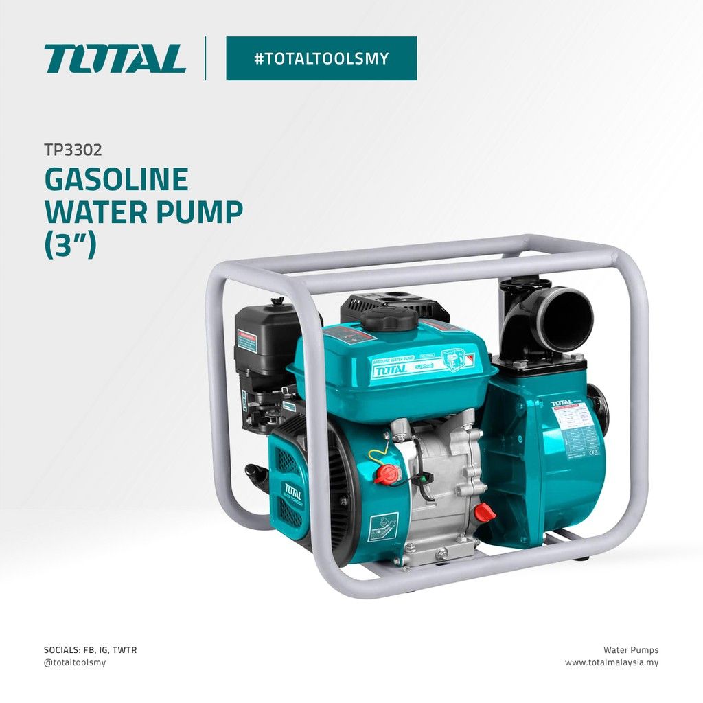 TOTAL GASOLINE WATER PUMP (3") TP3302