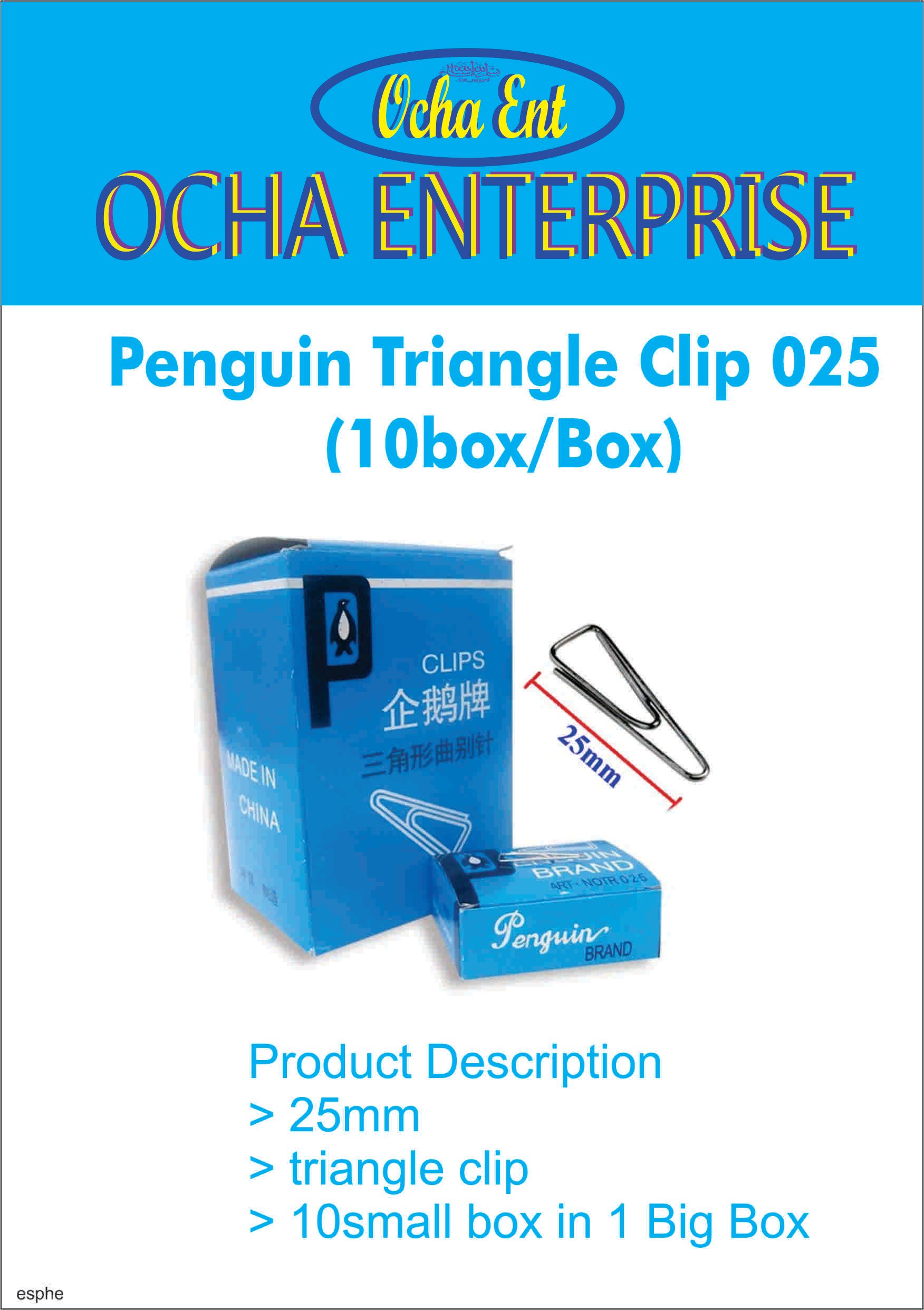OCHA Penguin Triangle Clip 025/032