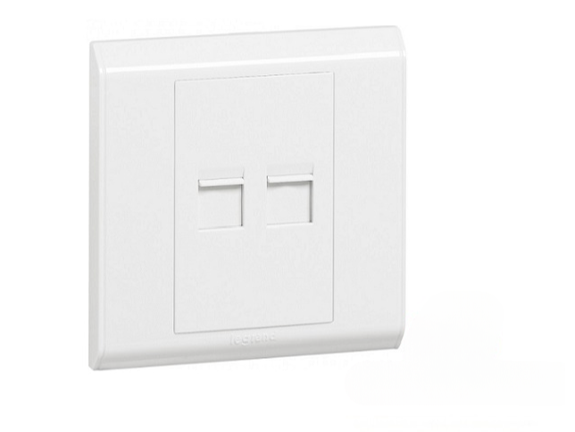 LEGRAND BELANKO 617098 2GANG RJ11 TELEPHONE SOCKET (WHITE)
