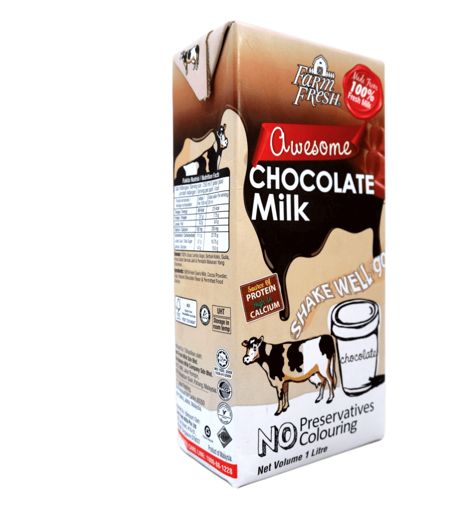 Farm Fresh UHT Chocolate Milk with Soy Edge Helicap