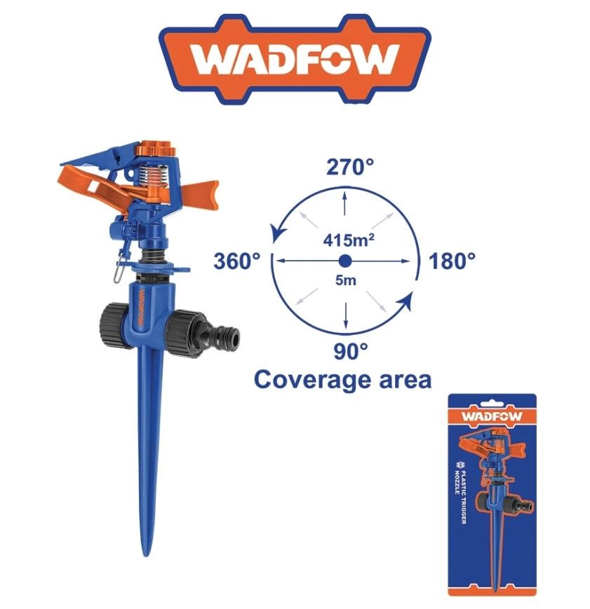 WADFOW PLASTIC AUTO GEAR SPRINKLER 2-WAY WNE3E34