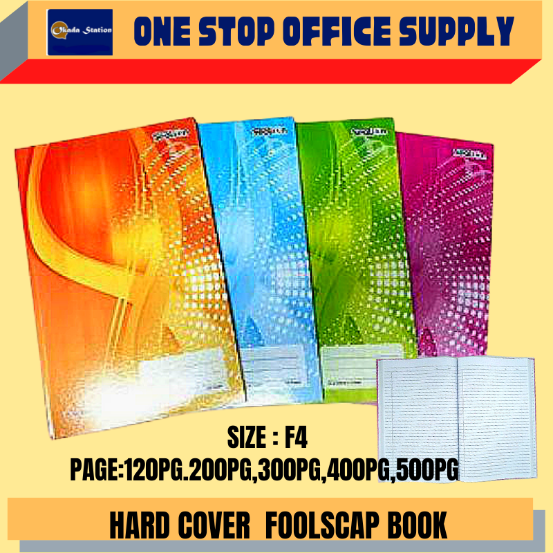 Hardcover Foolscap Book 500 pages /Hard cover /Book / FULLSCAP /Hardcover Foolscap Book