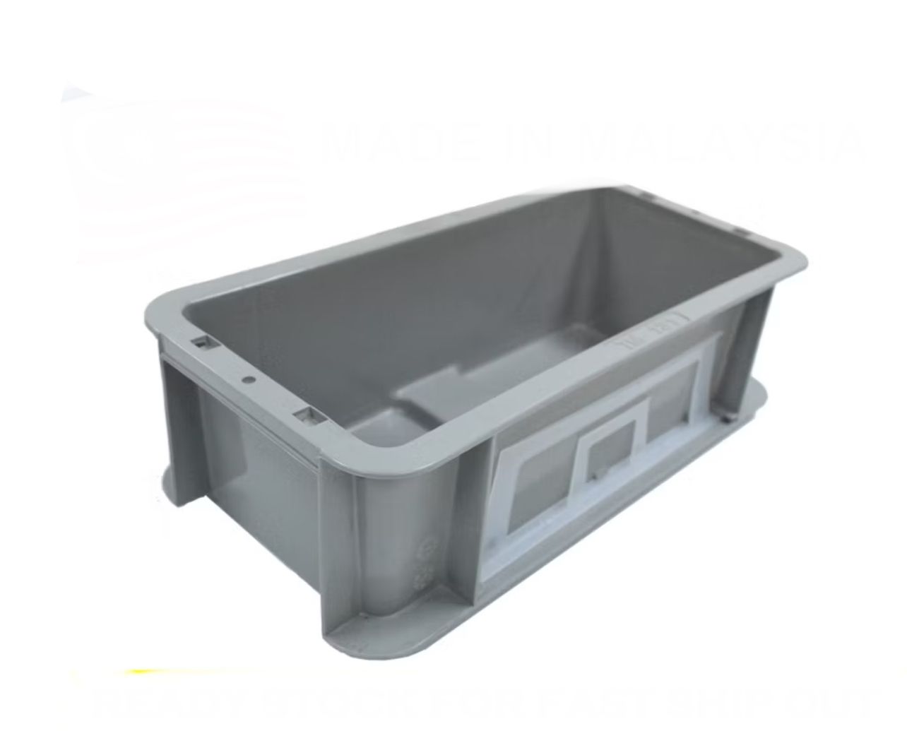 TMEH Polybox TM131 Light Grey Heavy Duty Plastic Container Made In Malaysia Size 335 x 168 x 103 mm