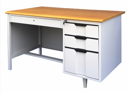 OFIS SERIES STANDARD STEEL DESK WOODEN TOP