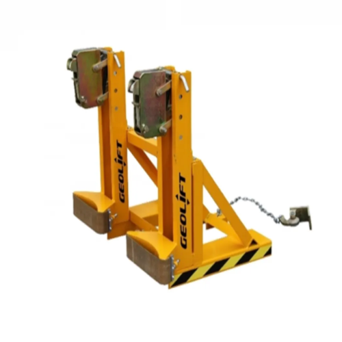GEOLIFT Heavy Duty Forklift Drum Grip - FDG-2 (with Adjustable Height)