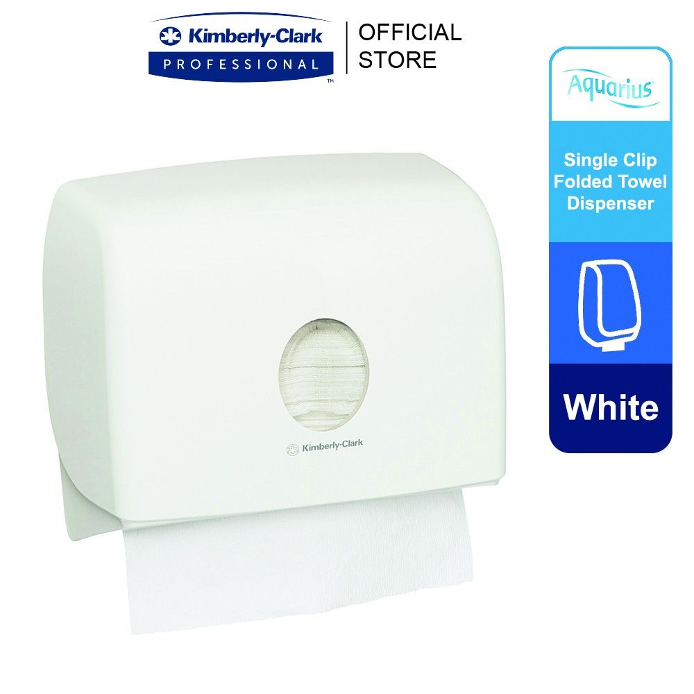 KIMBERLY CLARK *KIMBERLY CLARK Aquarius™ Multifold Hand Towel Dispenser Single (70220)