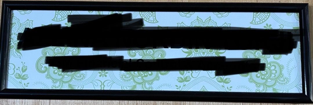 QS Name Plate with Frame TM