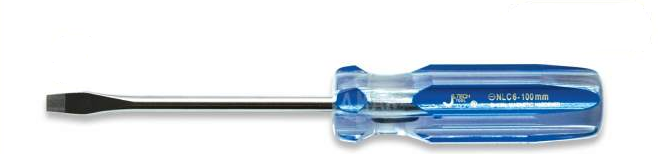Jetech NLC6-100- Screwdriver Line Colour Big Handle 100mm Flat (-)