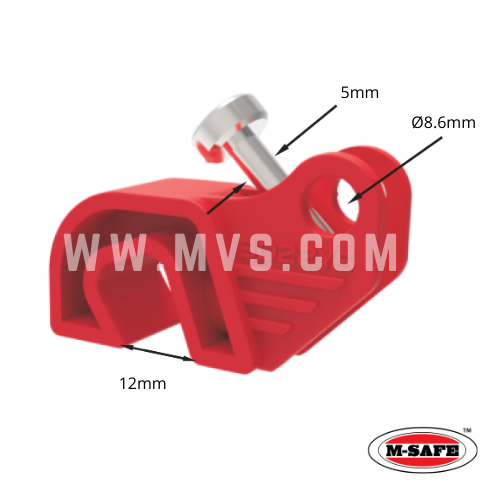 M-SAFE SAFETY CIRCUIT BREAKER LOCKOUT / MULTI FUNCTION SIMPLE CIRCUIT BREAKER LOCKOUT SAFETY PRODUCT M-D24W