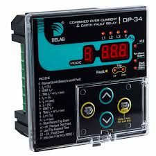 DELAB DP34 IDMT COMBINED OVERCURRENT & EARTH FAULT RELAY