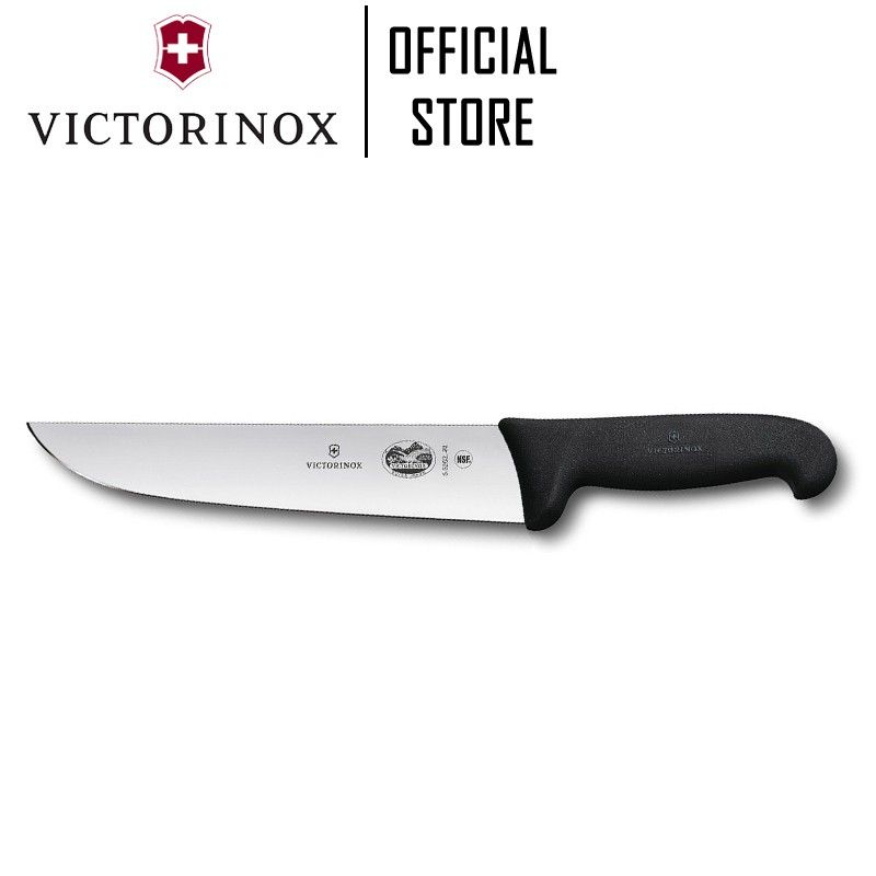 Victorinox *Victorinox 5.5203.20 Fibrox Wide Straight Rigid Slaughter Butcher Knife
