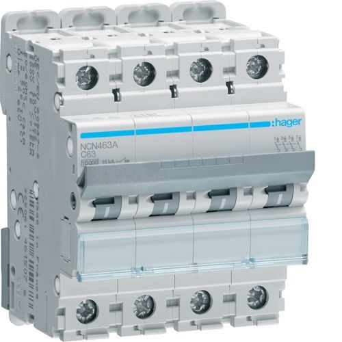 HAGER *HAGER MCB 10kA Type C - NC463A