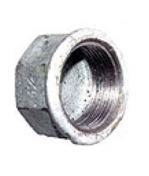 ATKC Galvanized Iron (GI) Fittings Round Cap 1 1/2"