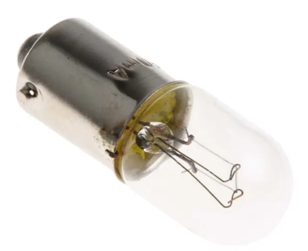 BA9s Indicator Light, Clear, 24 V, 80 mA, 7000h (1 pack of 10 units)