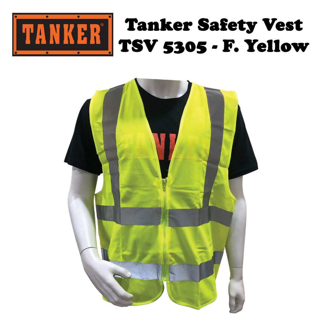 Tanker Yellow Hi-Vis Safety Vest TSV 5305