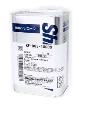 SHIN-ETSU KF965 SHINETSU 1KG DIMETHYL SILICONE OIL 100CS KF-965 SILICONE FLUID