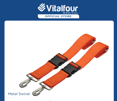 VITALFOUR SPINE BOARD SPEED CLIP STRAPS (2'S/SET)