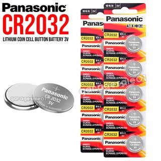 PANASONIC CR2032 3V LITHIUM BATTERY QUALITY COIN CELL WATCH ELECTRONIC (1 PACKAGE = 1 CARD = 5 PCS)