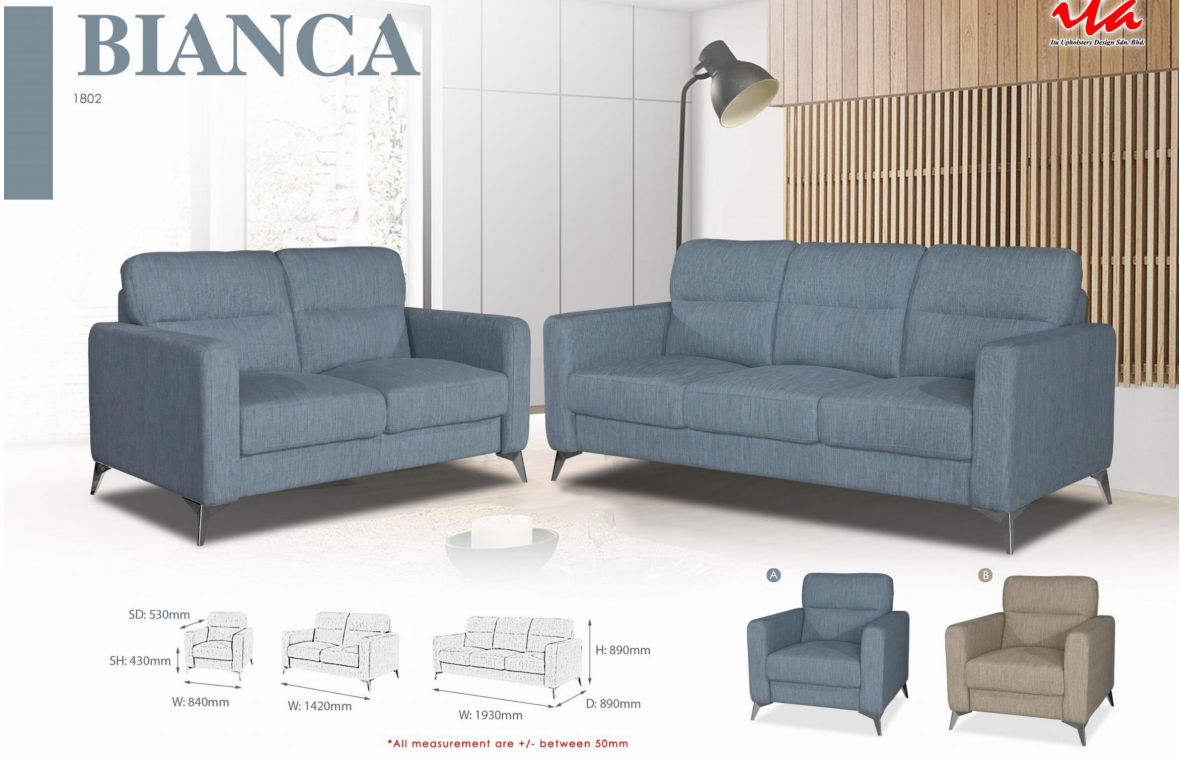 ITA OFFICE SOFA SET - BIANCA 1802