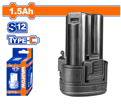 WADFOW LI-ION BATTERY PACK (1.5AH) FOR S12 SERIES POWER TOOLS WLBS5150