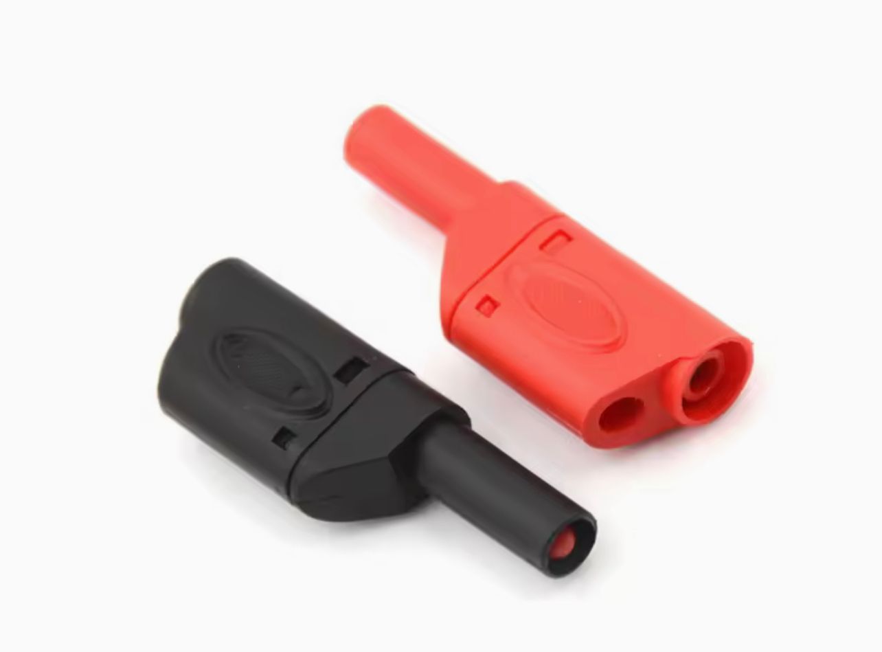 NA Banana plug connector 4mm 1pair fully insulated