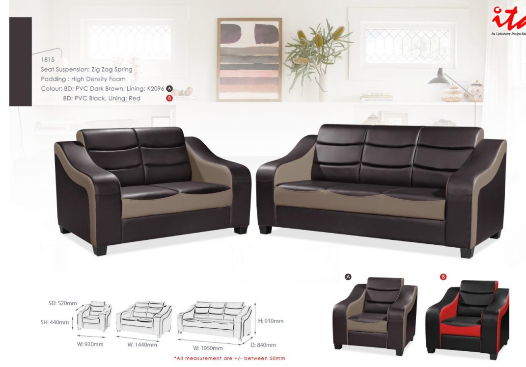 ITA OFFICE SOFA SET - 1815