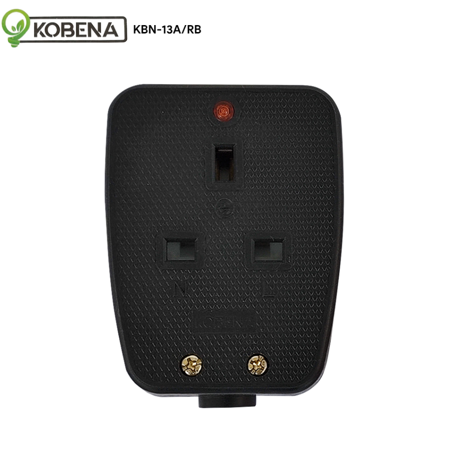 KOBENA BLACK RUBBER SOCKET 13A (KBN-13A/RB)