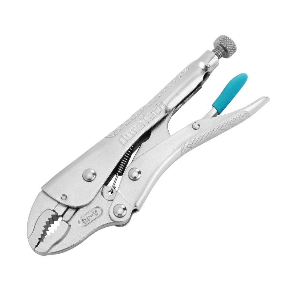 DURATECH 7-INCH LOCKING PLIERS CURVED JAW LOCKING PLIERS WITH WIRE CUTTER
