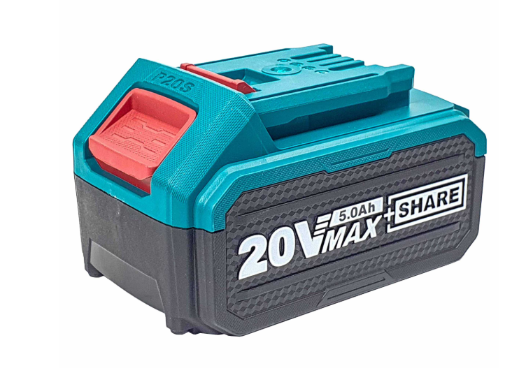TOTAL - Li-Ion Battery Pack For P20S (Battery For All P20S Series Tool ) / T-TBLI12053 5.0Ah(20V) / T-TFBLI2060 6.0Ah(20V) / T-TFBLI2075 7.5Ah(20V) /Cordless Tool Battery / Battery