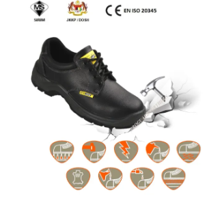 PROGUARD LOW-CUT SAFETY SHOE WITH SHOE LACE (PSS-98118)- DOSH & SIRIM APPROVAL
