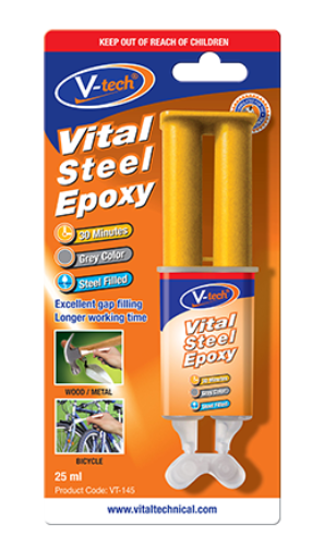 V-TECH VT-145 VITAL STEEL EPOXY (25ML)