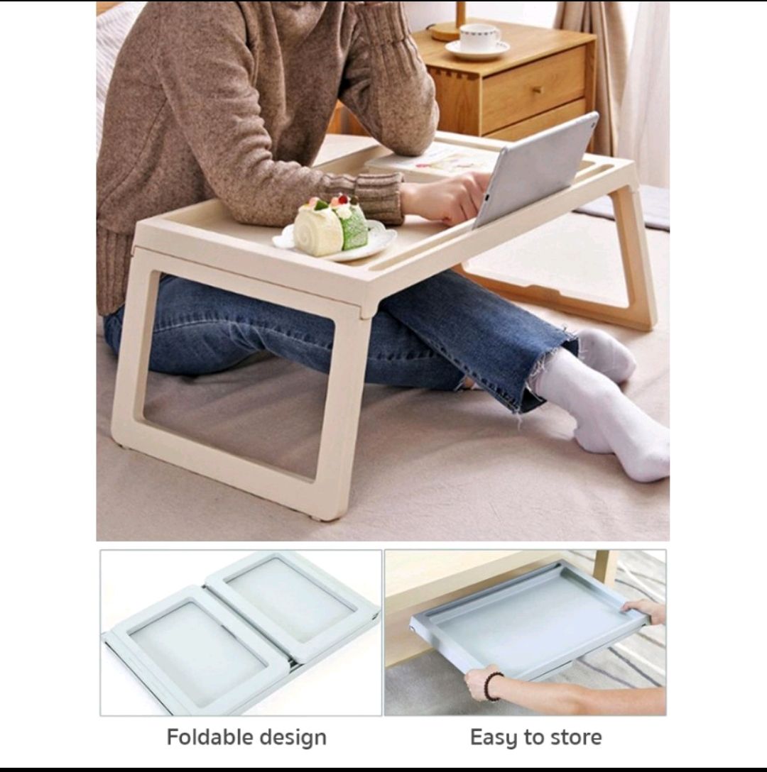 NA Meja lipat Makan/laptop folding table