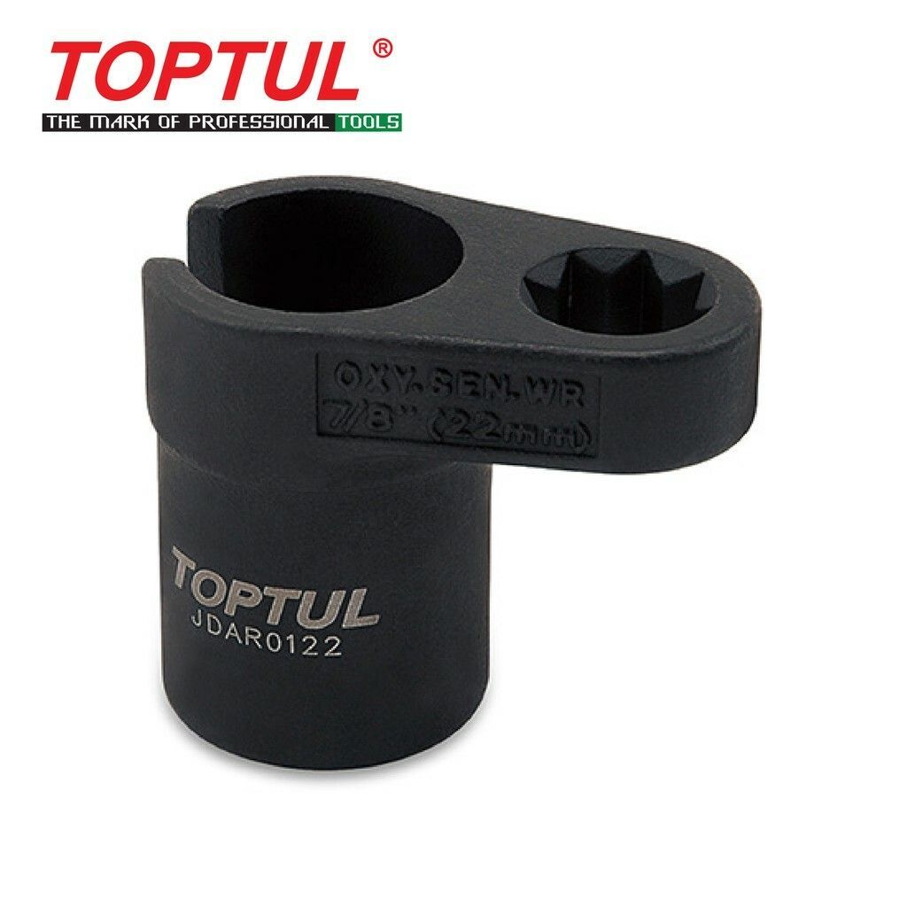 TOPTUL 1/2"DR. HEATED OXYGEN SENSOR SOCKET JDAR0122