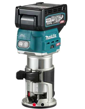 MAKITA - 40Vmax Cordless Trimmer RT001GM212 / GZ23 / GZ24 6.35 mm (1/4"), 9.53 mm (3/8")