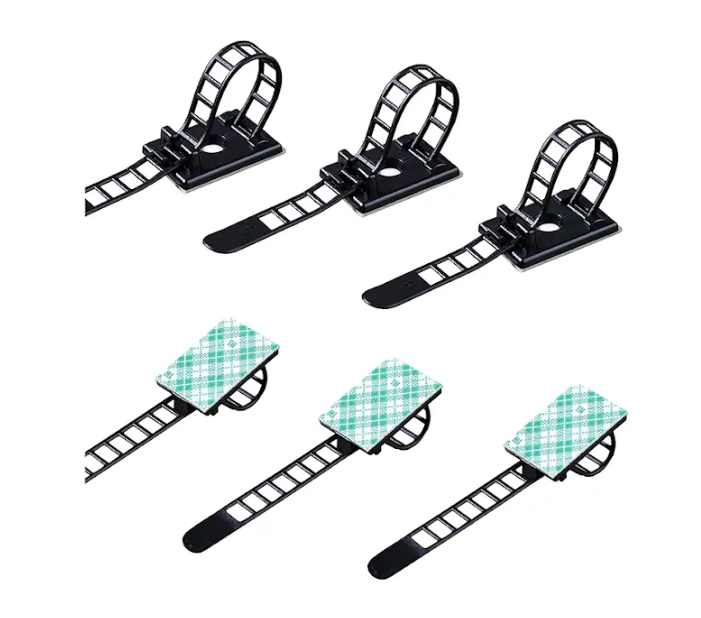 QP Adjustable Cable Organizer Ties 50units set