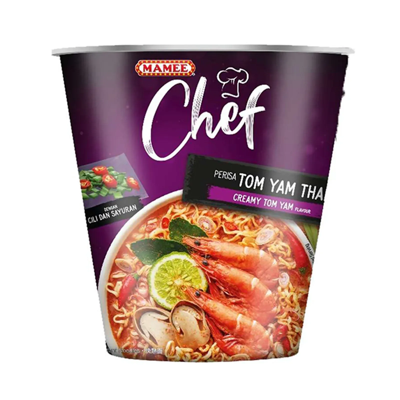 Others *Mamee Chef Cup Instant Noodles 72g - Creamy Tom Yam
