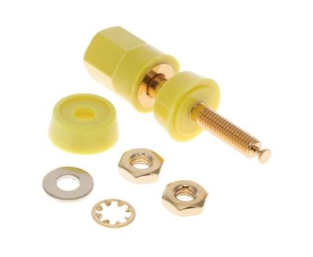 Fluke PJKPL 5018-4 Hex Head Bind Post (yellow)
