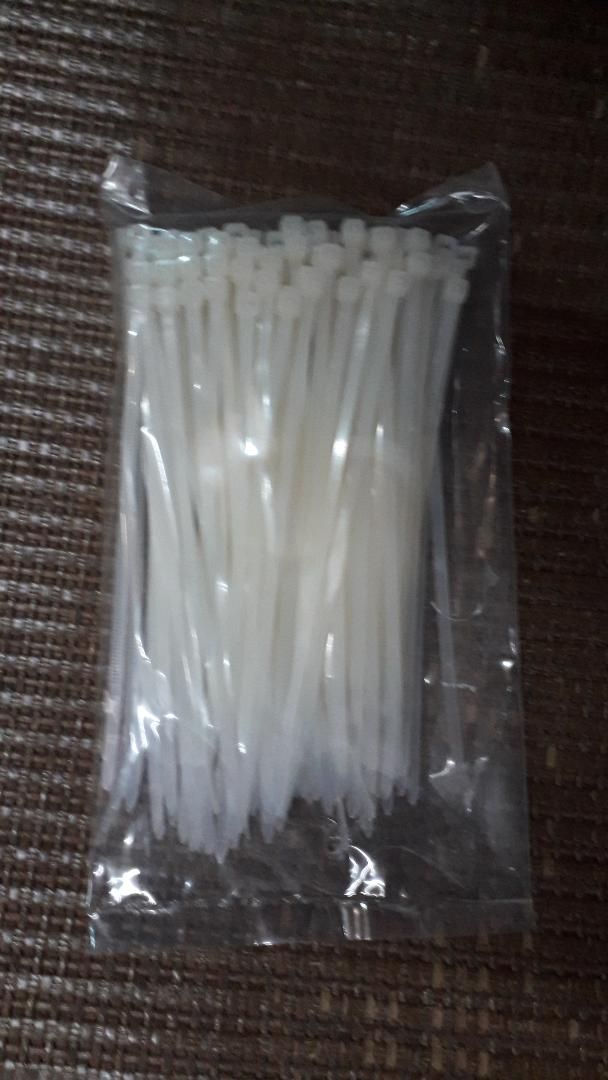 CABLE TIE ( WHITE ) SIZE: 10