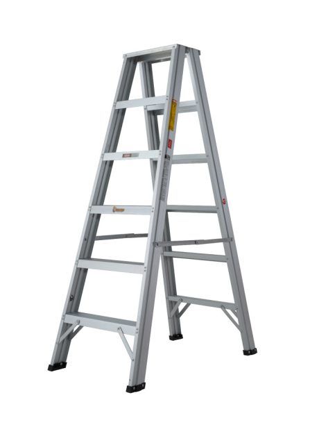 Aluminium Ladder - Double Sided Type 'A' / Tangga Aluminium # Pilihan Ketinggian : 6 Step / 7 Step / 8 Step # Buatan Nalaysia # RP0619 ( KTT : 1 Unit )