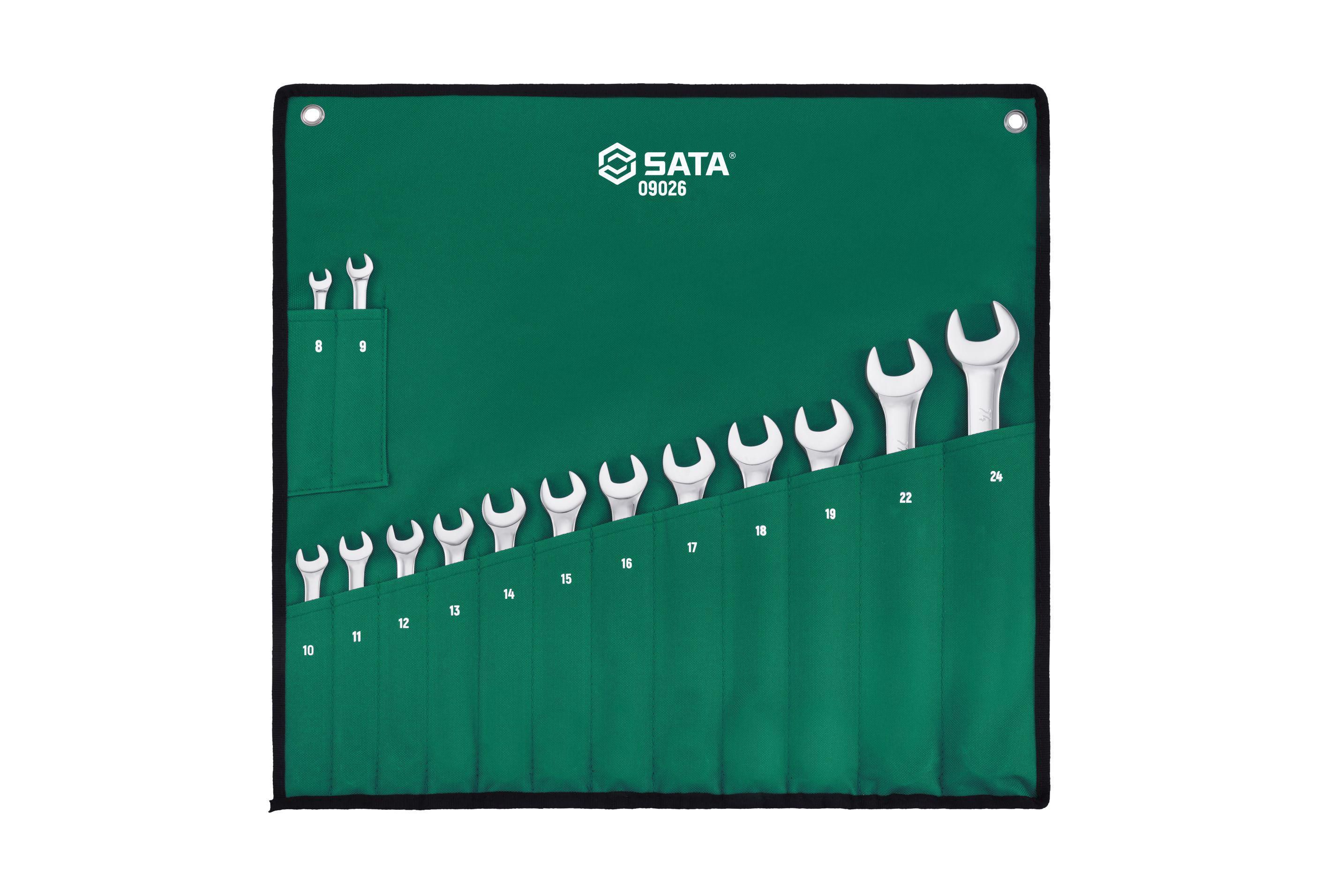 SATA *SATA 14 Pcs Metric Combination Wrench Set ST09026SJ