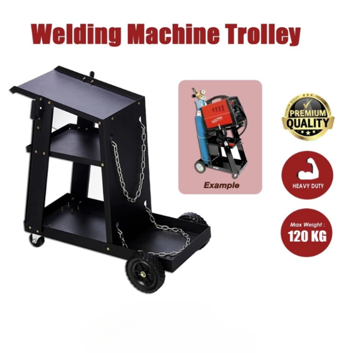 VIMAZ-A-3M WELDING MACHINE TROLLEY MIG CART 120KG MAXLOAD