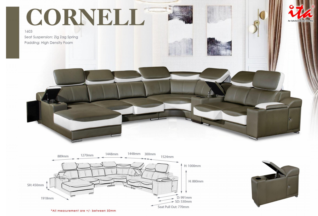 ITA OFFICE SOFA SET - CORNELL 1603