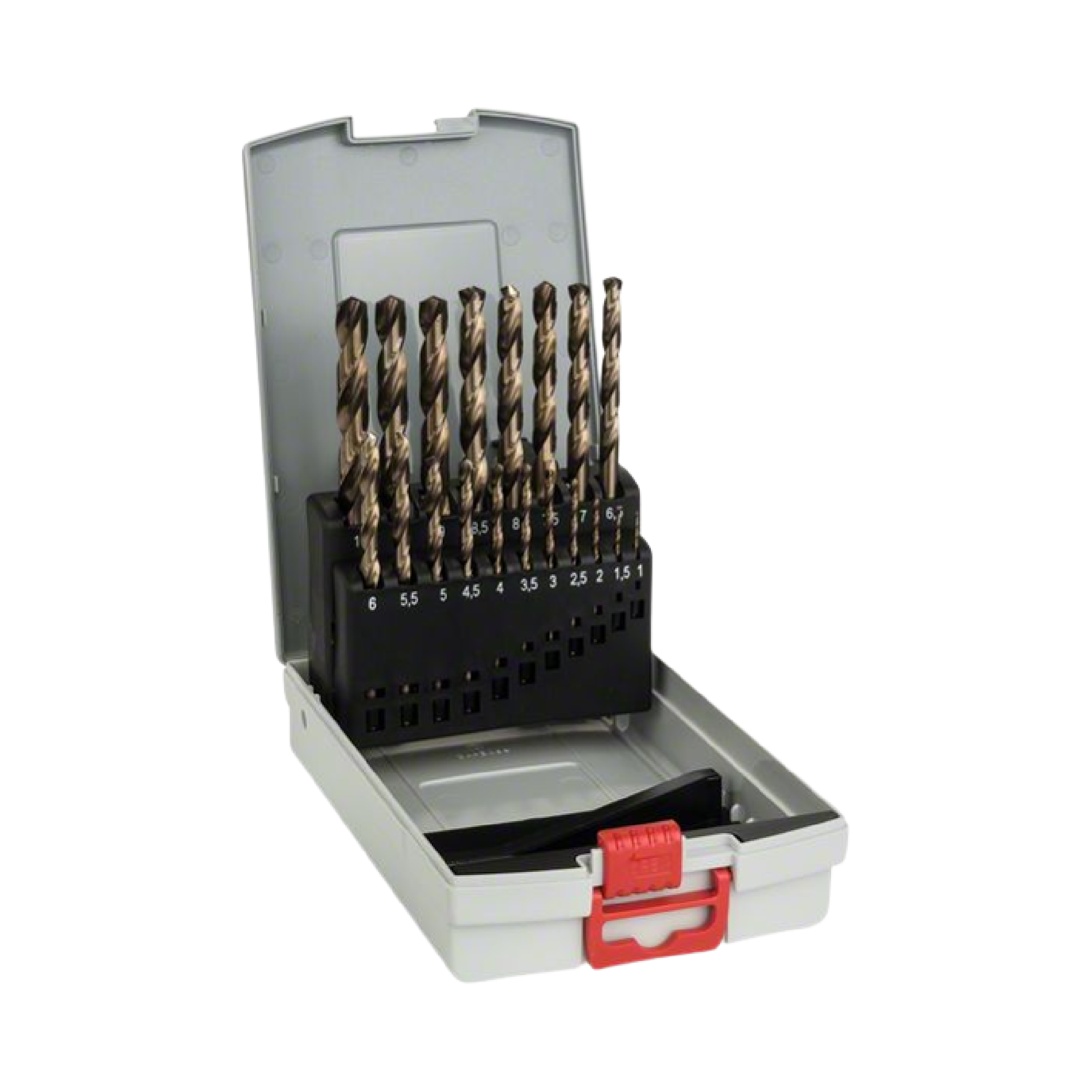 BOSCH 19 PCS HSS-CO COBALT 135° METAL DRILL BIT SET (2608587014)