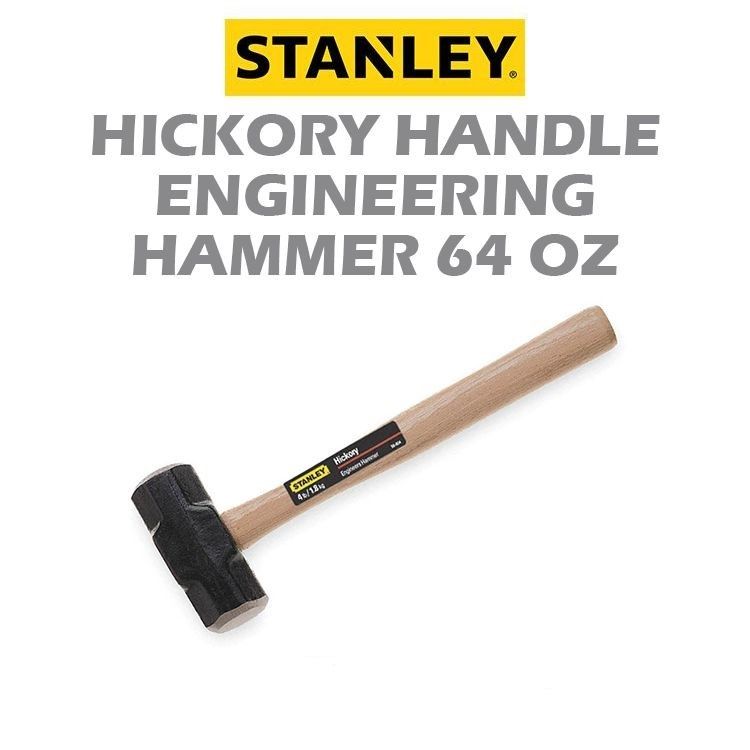 STANLEY HICKORY HANDLE ENGINEERING HAMMER 64OZ 56-804